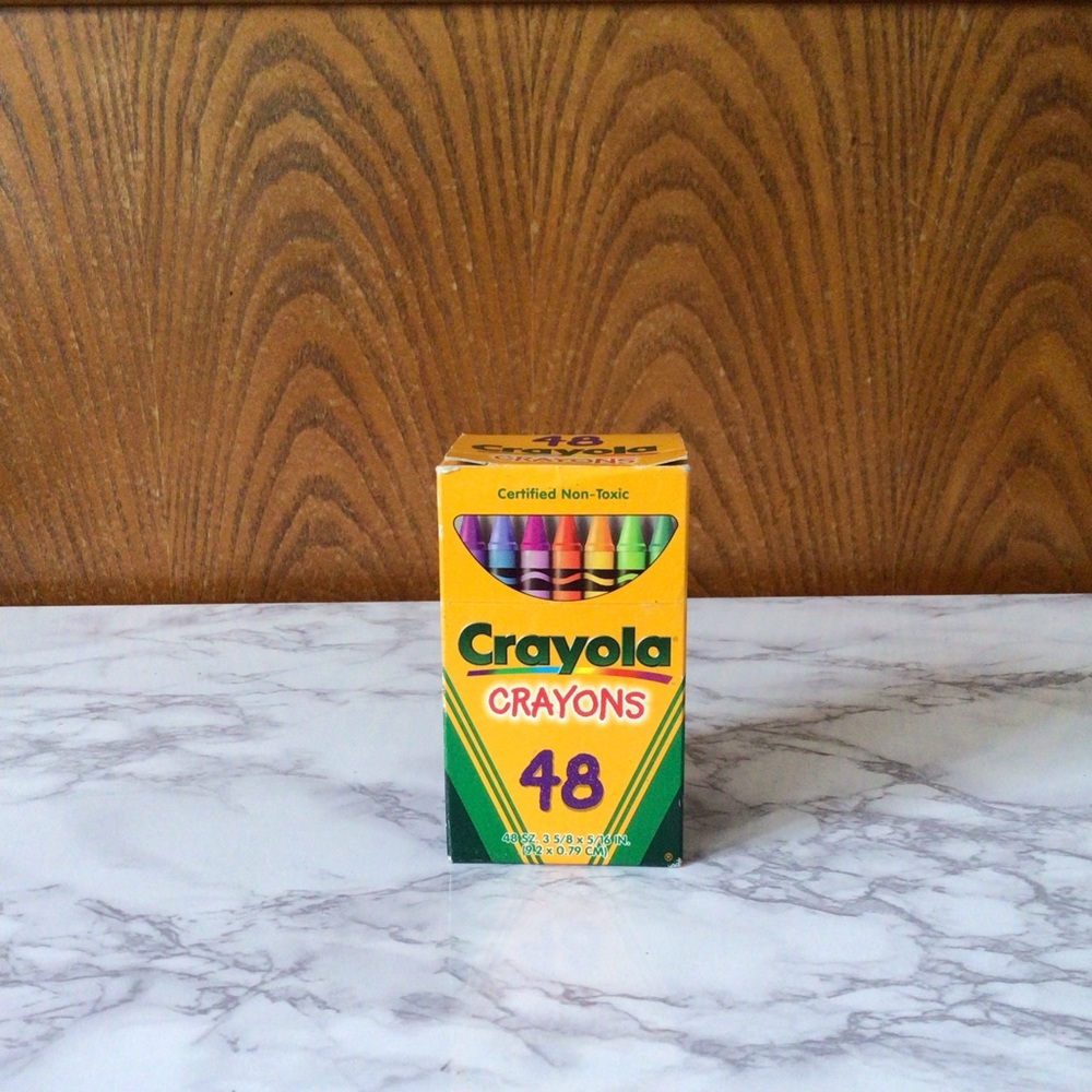 Vintage Crayola 48 Count Crayons NIB 1997